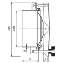 Domdeckel 412 RUND 220mm