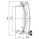 Domdeckel 413 RUND 330mm