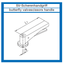 Scherenhandgriff für EURO Scheibenventile