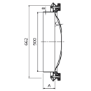 Domdeckel 425 RUND 500mm