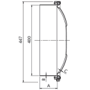 Domdeckel 484 RUND 400mm