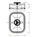 Tanktürchen 130 ECKIG 318x420mm