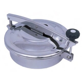 Domdeckel 443 RUND 300mm mit Schwenk- und Seitenöffnung sterilisierbar