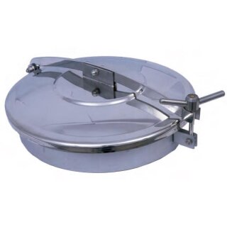 Domdeckel 455 RUND 500mm sterilisierbar mit Schwenk- und Seitenöffnung