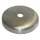 Abdeckrosette Edelstahl V2A rund  Außendurchmesser 76mm, Mittelloch 14,5mm