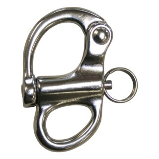 Schnappschäkel Länge 66 mm Edelstahl  1.4404
