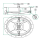 Mannloch 304 OVAL  305x430 für Holzfässer  V2A