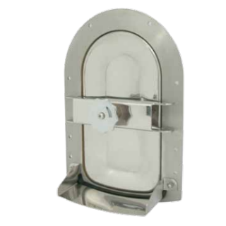 Mannloch 330 OVAL für Holzfässer  V2A
