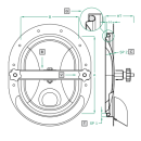 Mannloch 710 OVAL für Holzfässer  V2A