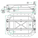 Mannloch 363 RECHTECKIG 400x530 für Holzfässer  V2A