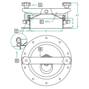 Mannloch 790 RUND für Holzfässer dm200mm V2A