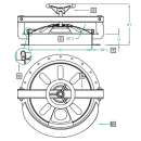 Mannloch 800 RUND für Holzfässer dm200mm V2A