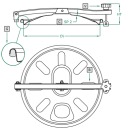 Domdeckel 569 RUND für Holzfässer  Durchmesser 200mm V2A