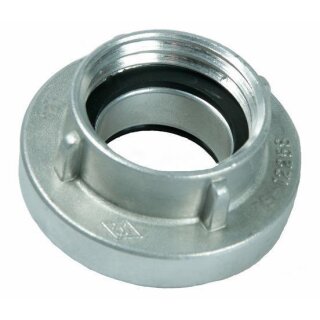 STORZ Festkupplung 52-C auf IBC 60x6 Innengewinde  Aluminium geschmiedet  Knagge 66mm