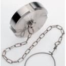 SMS Blindmutter mit Kette NW51 (2") V4A  1.4404