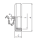 SMS Blindmutter mit Kette NW51 (2") V4A  1.4404