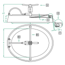 Mannloch 312 OVAL 305x440 V2A  nach innen öffnend...