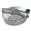Domdeckel 935B RUND 600mm 1.4301 mit Kunststoffhandgriff