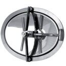 Edelstahl Türchen A17 OVAL  440x340mm  Rahmen 30x12...