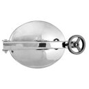 Edelstahl Türchen A25 OVAL  480x380mm  Rahmen 80x8mm...