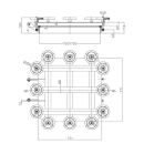 Edelstahl Türchen B1 ECKIG  750x750mm  Rahmen...