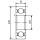 Edelstahl- Rillenkugellager 61900 2RS  22x10x6