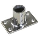 Relingfuß 90° für Rohr 25mm  Edelstahl V4A...