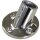 Relingfuß 60° für Rohr 25mm Edelstahl V4A  Sockelplattendurchmesser: 71,0mm