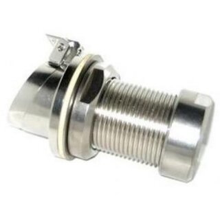 Zapflochklappe Gr. 37  Länge 120mm  V2A  Bund oval für Holzfass