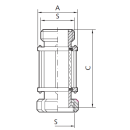 Schaulaterne SMS AG / IG  DN76  1.4301