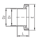 Gewindestutzen DIN/ ZOLL