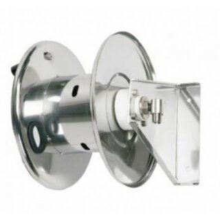 Schlauchaufroller Edelstahl manuell für max. 50 Meter Länge bei 1/2"