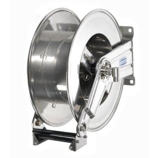 Schlauchaufroller aus Edelstahl für max. 25 Meter Schlauch 1/2"