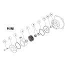 Schraube für LIVERANI MINI Frontdeckel aus Edelstahl...