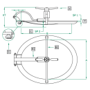 Mannloch 316 OVAL 345x455 V4A  nach innen öffnend...