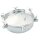 Domdeckel 520 RUND 300mm V4A mit Edelstahlflügelmuttern
