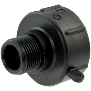 IBC Adapter S60x6 IG auf BSP 1" AG  ohne Verdrehschutz  PP