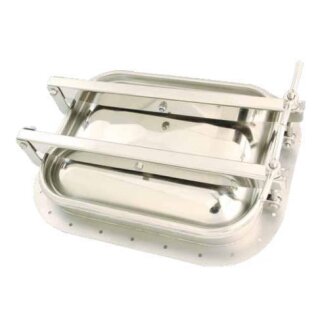 Mannloch 363 RECHTECKIG 400x530 für Holzfässer  V4A