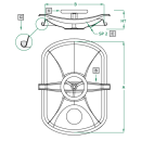 Mannloch 303 VT ECKIG 4200x280  für GFK-...