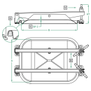 Mannloch 363 VT ECKIG 400x530  für GFK-...