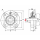 Edelstahl Flanschlager UCFC 208  für Welle 40mm