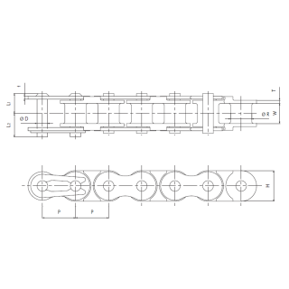 Polystahlkette RF06 B-1 PC