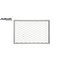 Seilnetz aus Edelstahl 1.4401 Konstruktion 6x7  Maschenweite 40mm liegend Seildurchmesser 1,5mm