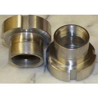 Übersetzung Niro IBC IG S60 auf Whitworth- Rohrgewinde IG 1 1/2"  1.4404