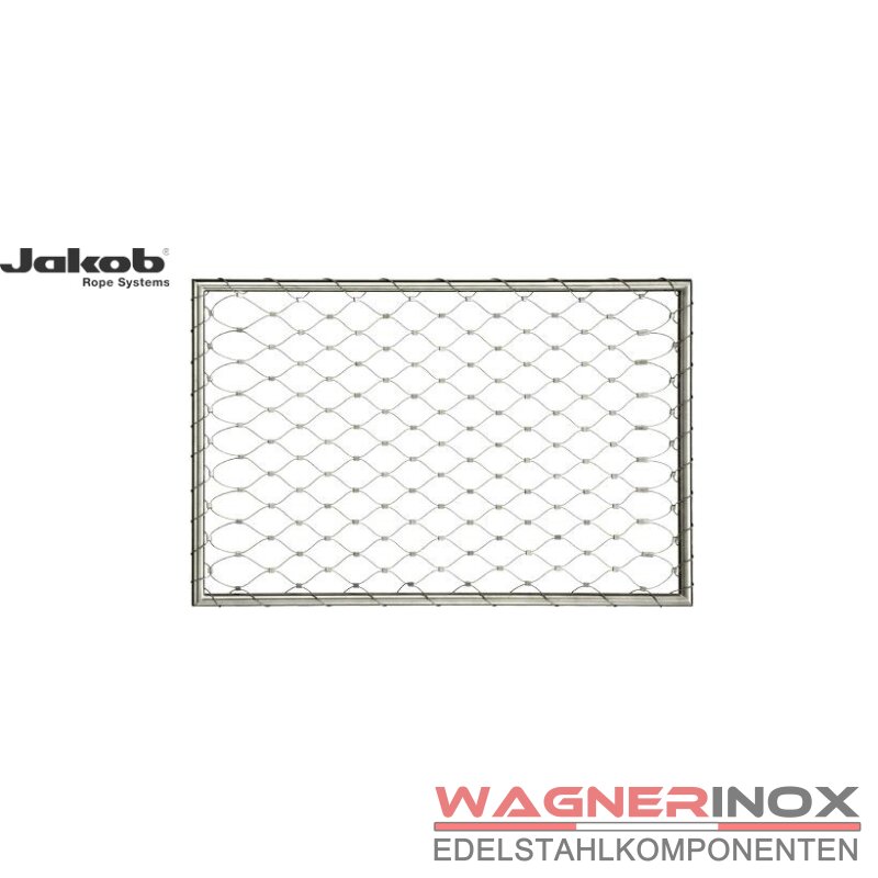 Edelstahl Seilnetz 304 - Sicherheitsnetz 3cm Maschenweite, 0,8x8m