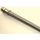 Panzerschlauch mit Niro- Ummantelung  1/2" Nippel x...