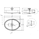 Ovales Tanktürchen Modell 176B LxB 440x320  nach...
