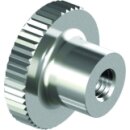 Edelstahl Rändelmutter hohe Form DIN 466  M10 V2A...