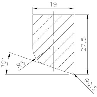 Dichtung für Türchen A25 VITON