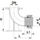 HAWLE Krümmersockel SYSTEM 2000  80/100 (da110)